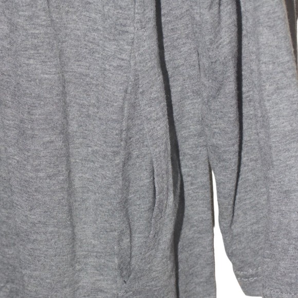 Grey long sleeve tshirt dress WITH POCKETS size L - Picture 4 of 6
